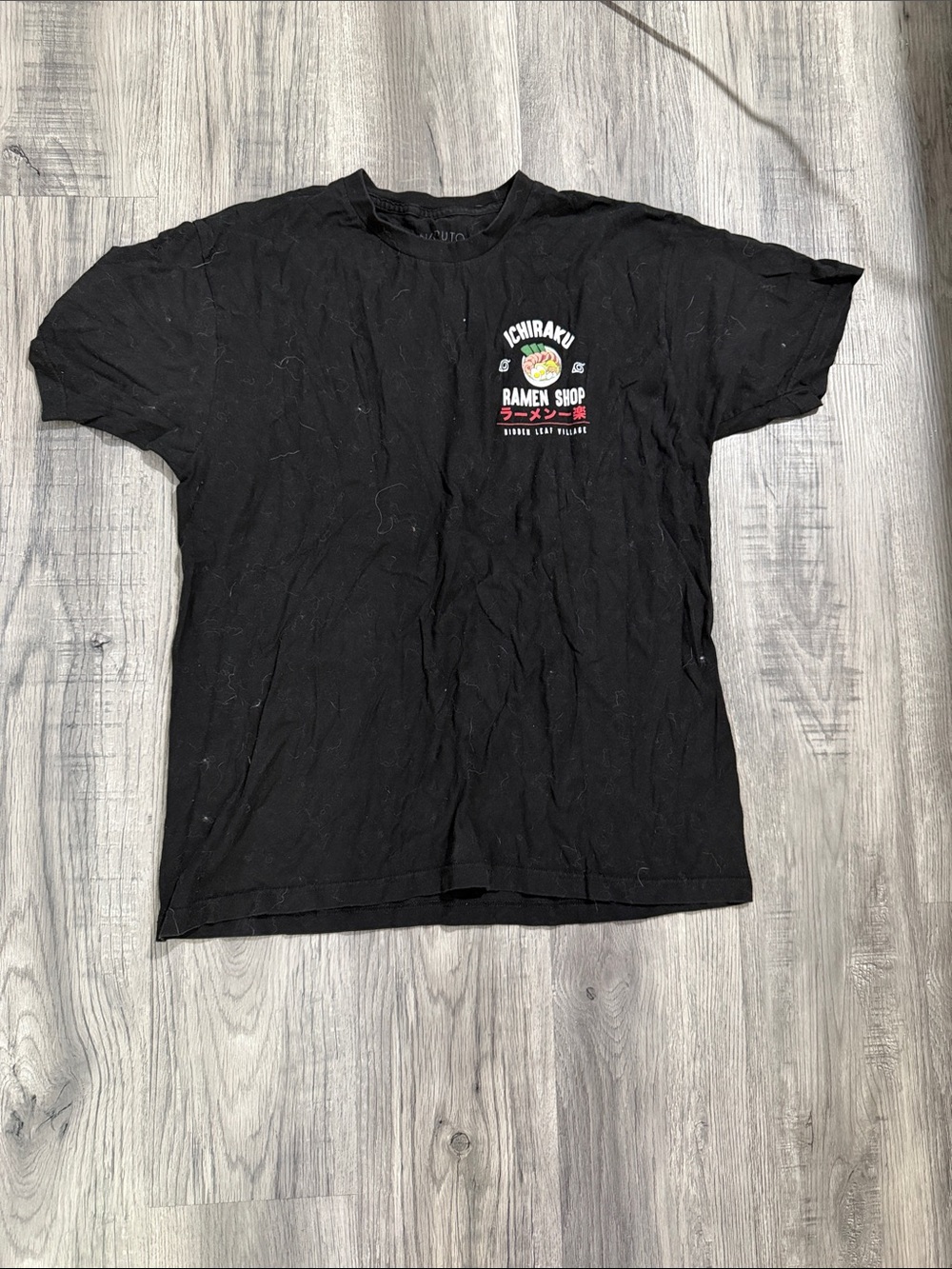 Ichiraku Ramen Shop Short-Sleeve Graphic Tee - Black